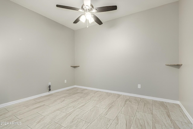 19034 W Yucatan Dr, Surprise, AZ 85388 - spare room with a ceiling fan and baseboards