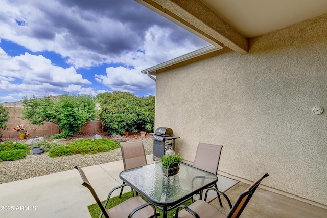 12935 E Ramos St, Dewey, AZ 86327 - view of patio featuring area for grilling and outdoor dining area