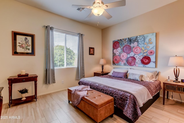 12935 E Ramos St, Dewey, AZ 86327 - bedroom featuring baseboards and ceiling fan