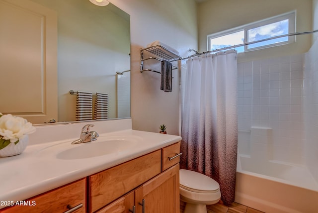 12935 E Ramos St, Dewey, AZ 86327 - full bath with vanity, toilet, and shower / tub combo