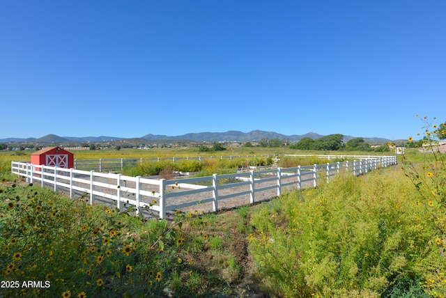 12935 E Ramos St, Dewey, AZ 86327 - view of yard featuring a mountain view and a view of countryside
