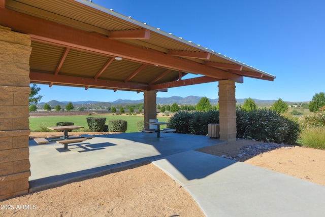 12935 E Ramos St, Dewey, AZ 86327 - view of patio / terrace with a mountain view