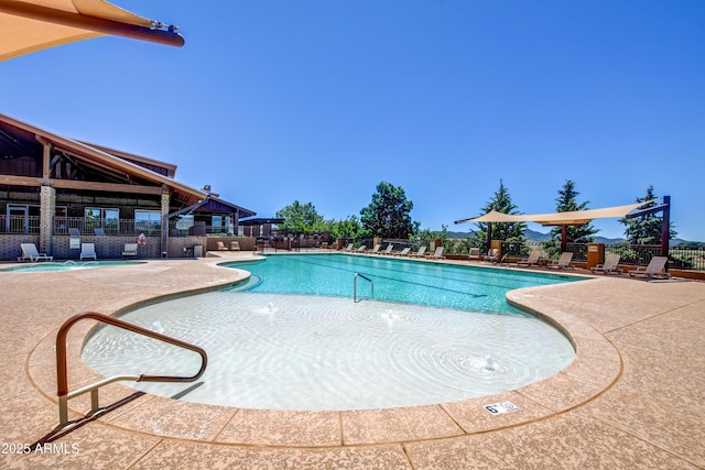 12935 E Ramos St, Dewey, AZ 86327 - community pool featuring a patio area and a gazebo