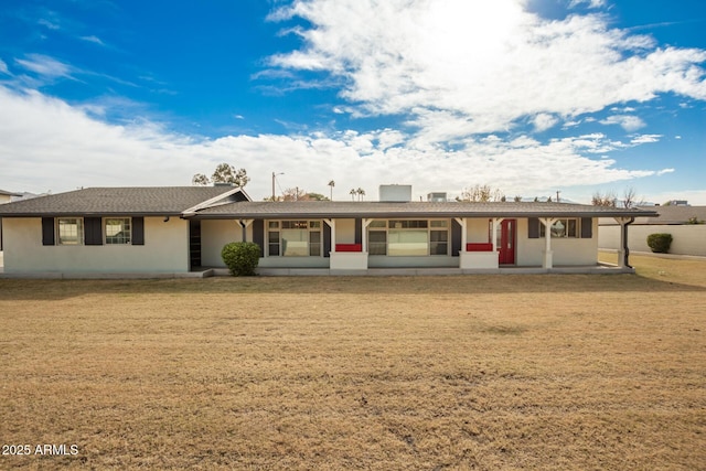 view of ranch-style home