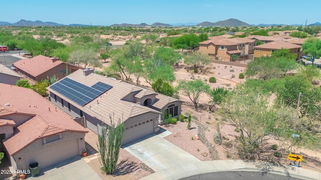 4301 E Abraham Ln, Phoenix, AZ 85050 - aerial view of residential area with mountains