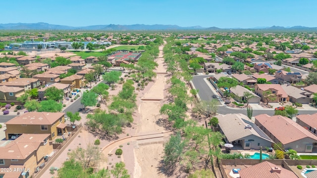 4301 E Abraham Ln, Phoenix, AZ 85050 - aerial view of residential area with mountains