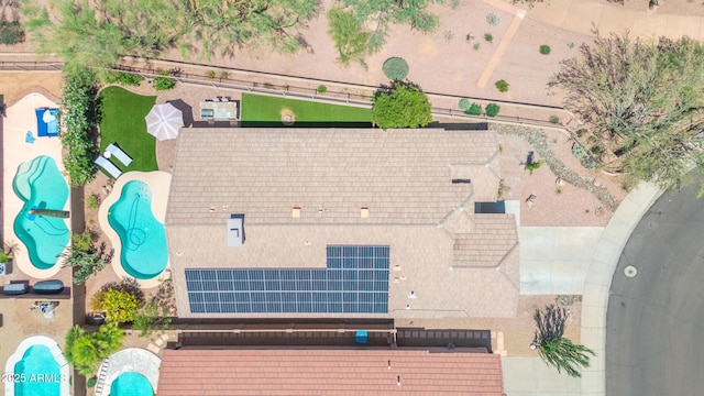 4301 E Abraham Ln, Phoenix, AZ 85050 - bird's eye view of a pool area