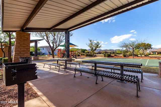 view of patio