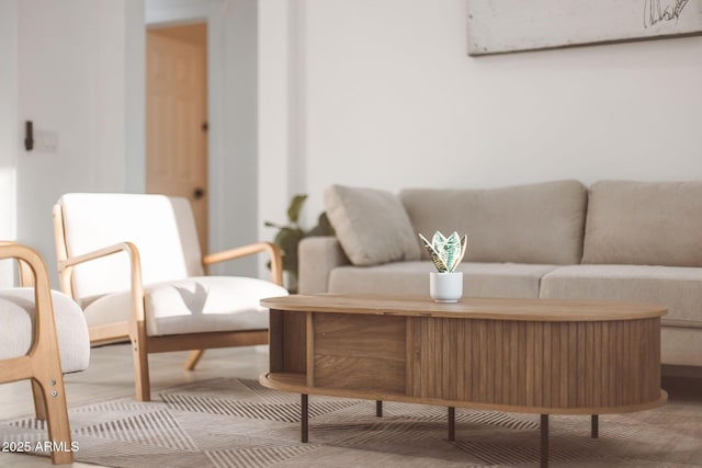 view of living area