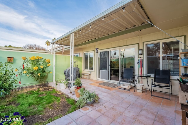 view of patio