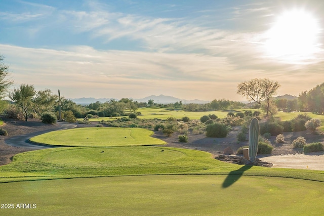 7710 E Golden Eagle Cir, Gold Canyon, AZ 85118 - view of home's community with a mountain view and view of golf course