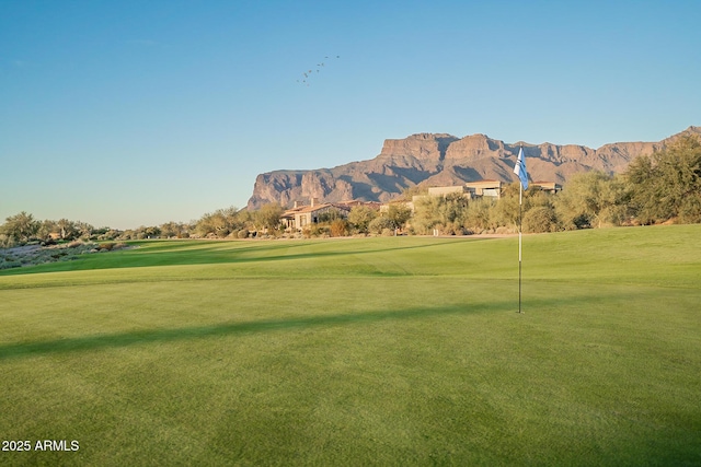7710 E Golden Eagle Cir, Gold Canyon, AZ 85118 - view of mountain backdrop with a golf club