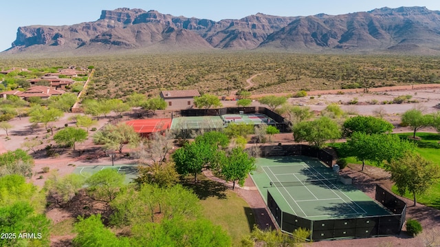 7710 E Golden Eagle Cir, Gold Canyon, AZ 85118 - bird's eye view of a mountain backdrop