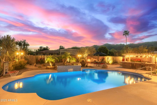 3733 E Kachina Dr, Phoenix, AZ 85044 - view of swimming pool with a patio