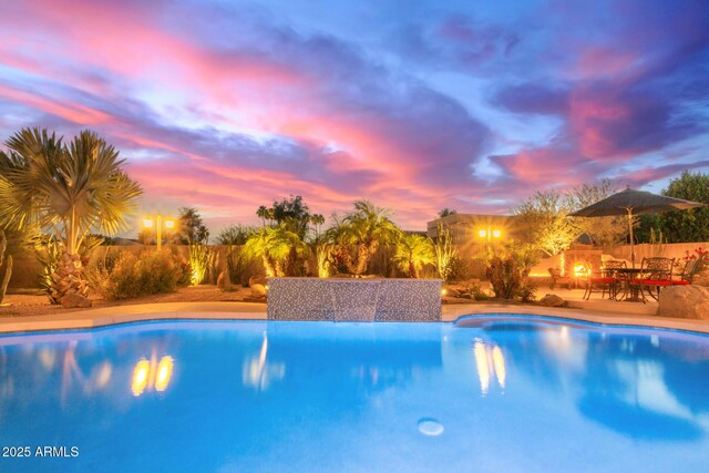 3733 E Kachina Dr, Phoenix, AZ 85044 - view of swimming pool with a patio area