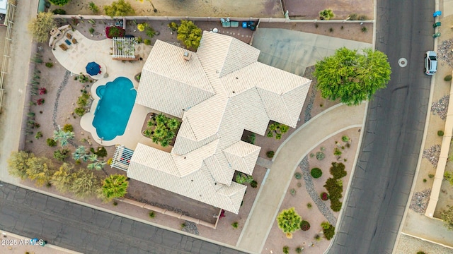 3733 E Kachina Dr, Phoenix, AZ 85044 - bird's eye view of a pool