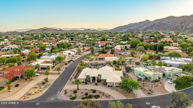 3733 E Kachina Dr, Phoenix, AZ 85044 - aerial perspective of suburban area featuring a mountain backdrop