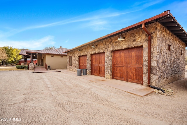 51238 N Pinal Ranch Rd, Miami, AZ 85539 - exterior space with dirt driveway
