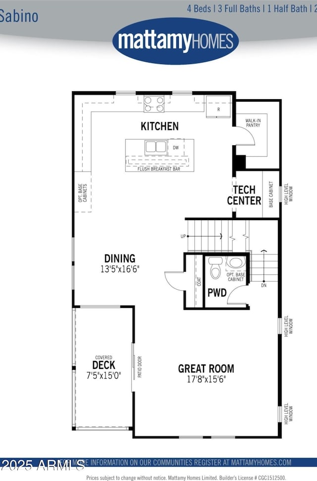613 W Winchester Dr, Chandler, AZ 85286 - home floor plan