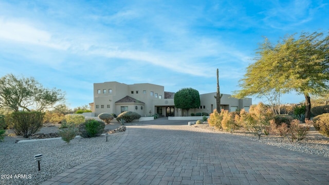 view of pueblo-style home