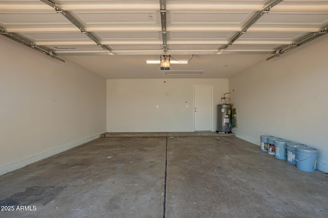 2318 N 87th Ave, Phoenix, AZ 85037 - garage with water heater and a garage door opener