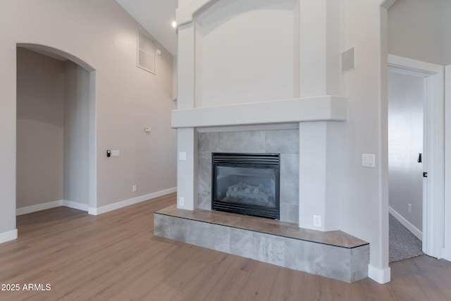 1062 N Robin Ln, Mesa, AZ 85213 - detailed view of wood finished floors and baseboards