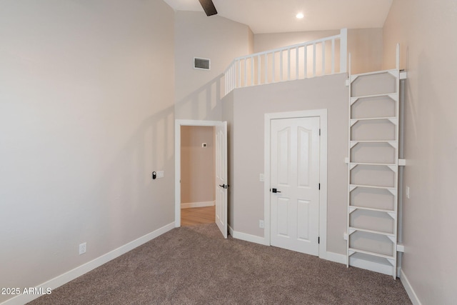 1062 N Robin Ln, Mesa, AZ 85213 - stairs featuring carpet floors, baseboards, and a high ceiling