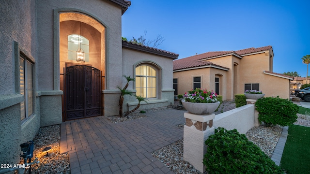 view of entrance to property