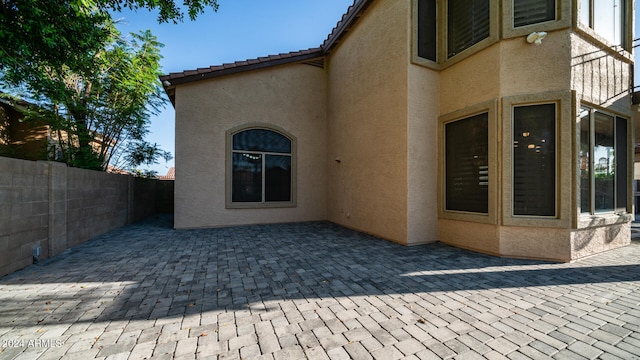 exterior space featuring a patio