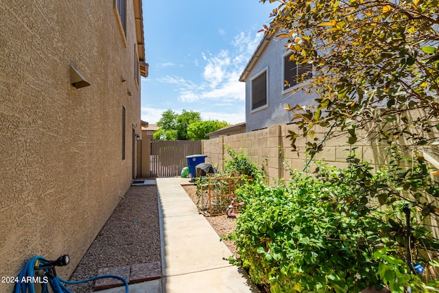 view of side of home