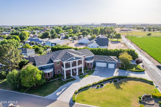 aerial view