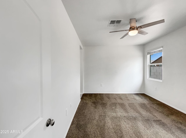 35337 W San Alvarez Ave, Maricopa, AZ 85138 - carpeted spare room with a ceiling fan and baseboards