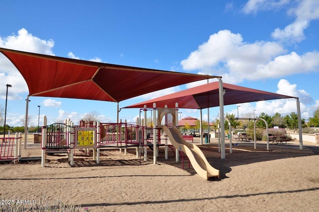 view of communal playground