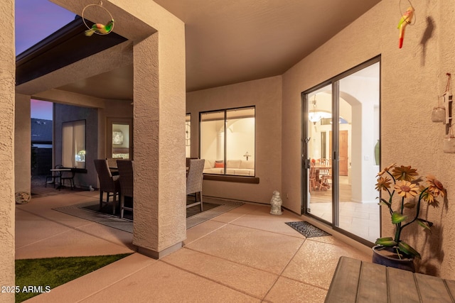 view of patio / terrace featuring outdoor dining space