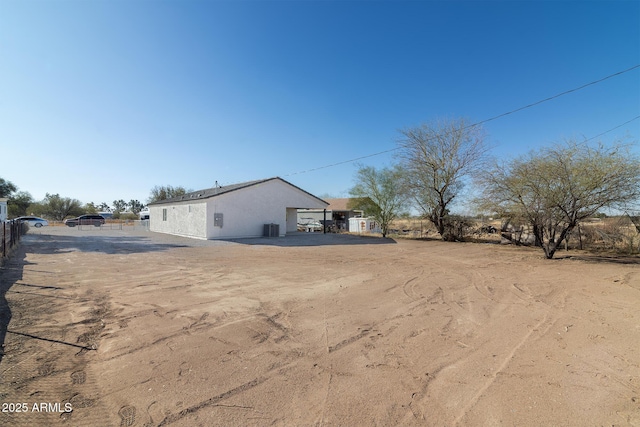 view of side of property