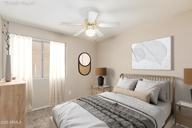 6317 E Colby St, Mesa, AZ 85205 - carpeted bedroom with ceiling fan