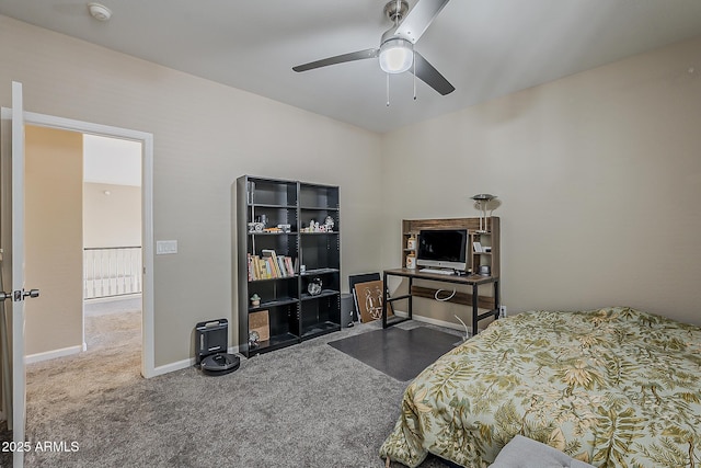 3062 E Cullumber St, Gilbert, AZ 85234 - bedroom featuring carpet and a ceiling fan