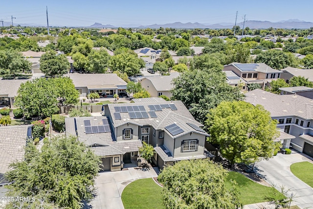 3062 E Cullumber St, Gilbert, AZ 85234 - aerial view of residential area with a mountain backdrop