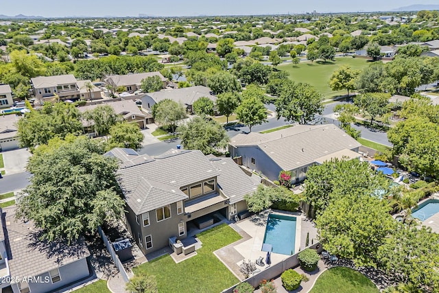 3062 E Cullumber St, Gilbert, AZ 85234 - aerial perspective of suburban area featuring a pool