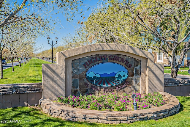 3062 E Cullumber St, Gilbert, AZ 85234 - community / neighborhood sign featuring a lawn