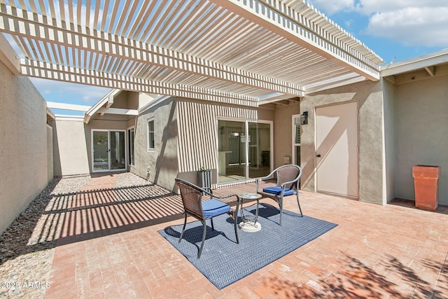 6629 N Majorca Way E, Phoenix, AZ 85016 - view of patio featuring a pergola