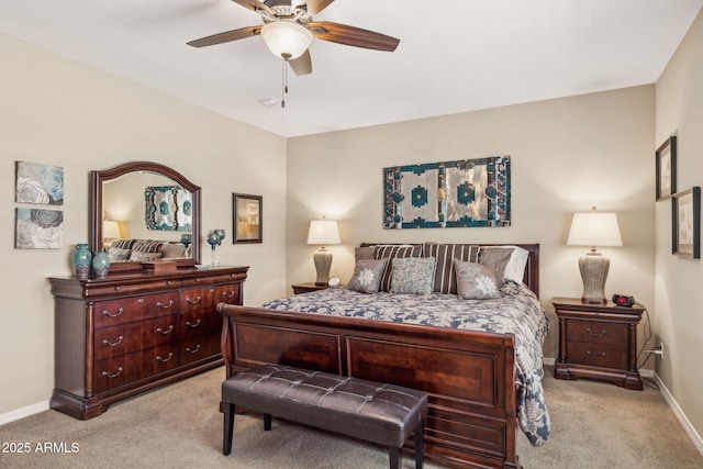 33305 N 26th Ave, Phoenix, AZ 85085 - bedroom with light colored carpet and ceiling fan