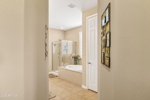 33305 N 26th Ave, Phoenix, AZ 85085 - full bath featuring a stall shower, a bath, and tile patterned floors