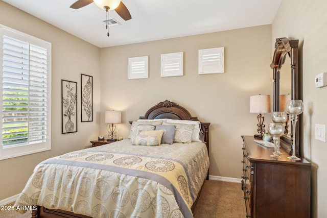 33305 N 26th Ave, Phoenix, AZ 85085 - carpeted bedroom with multiple windows and a ceiling fan