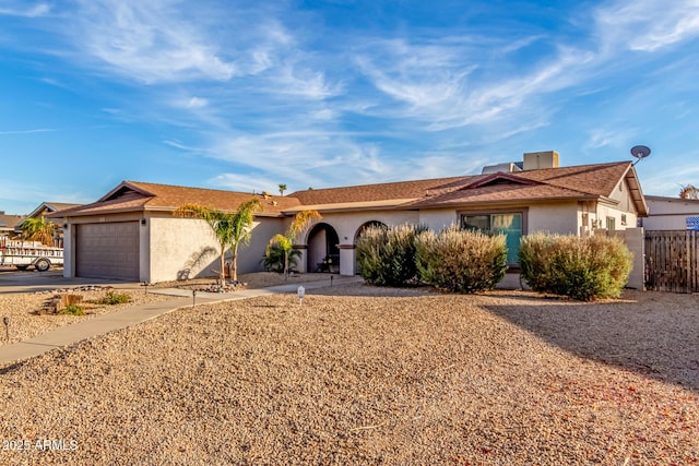 ranch-style house with a garage