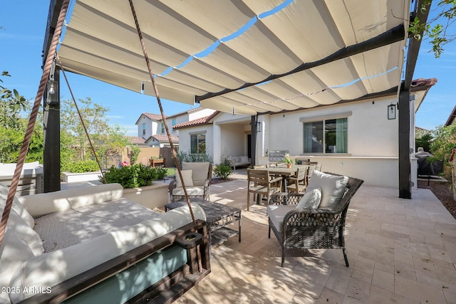 20510 W White Rock Rd, Buckeye, AZ 85396 - view of patio featuring outdoor lounge area, outdoor dining area, and a grill