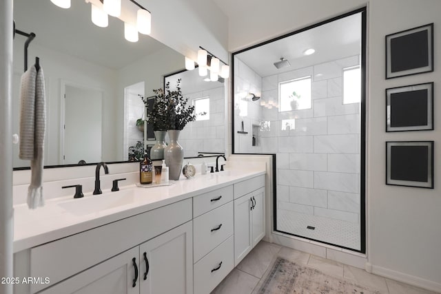 20510 W White Rock Rd, Buckeye, AZ 85396 - full bath with double vanity and a stall shower
