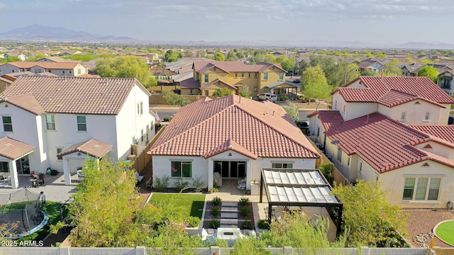 20510 W White Rock Rd, Buckeye, AZ 85396 - aerial view of residential area featuring a mountain backdrop
