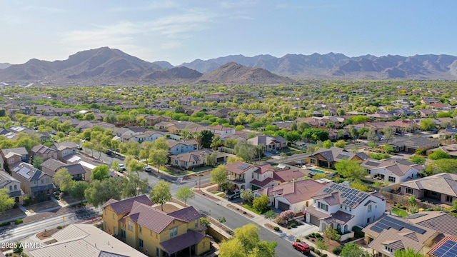 20510 W White Rock Rd, Buckeye, AZ 85396 - aerial perspective of suburban area with a mountain backdrop