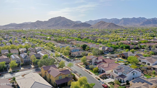 20510 W White Rock Rd, Buckeye, AZ 85396 - aerial view of residential area featuring a mountain backdrop